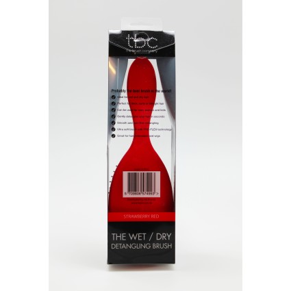 TBC The Wet & Dry Hair Brush - Strawberry Red